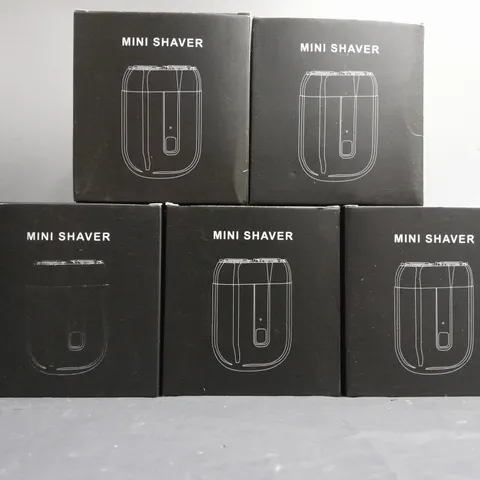 SET OF 5 MINI SHAVERS 