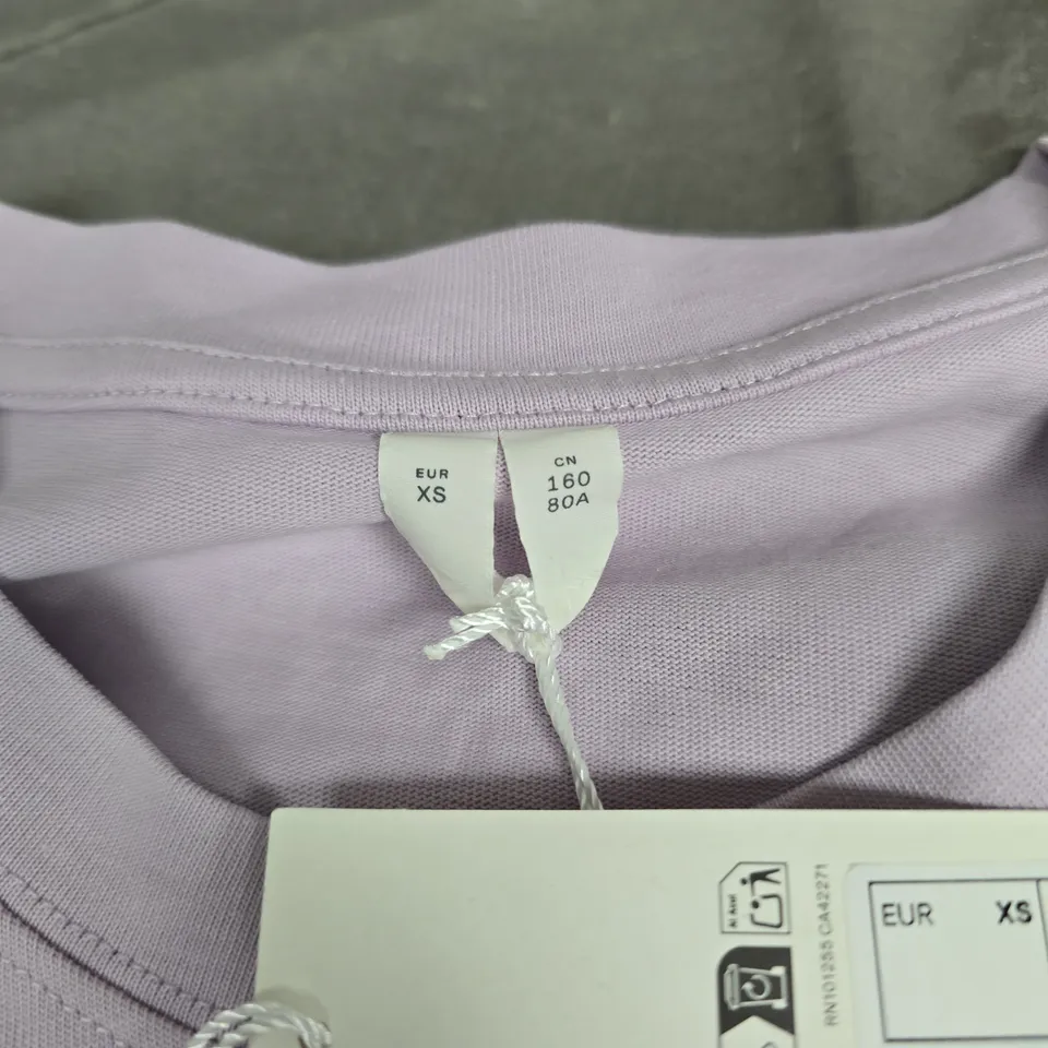 LAVENDER LONG-SLEEVE KNIT TOP – EU XS (CN 160/80A)