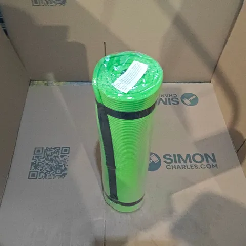 ROLLED EXERCISE MAT - GREEN 