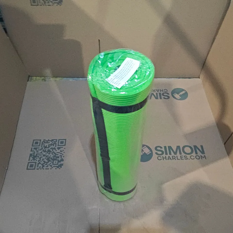 ROLLED EXERCISE MAT - GREEN