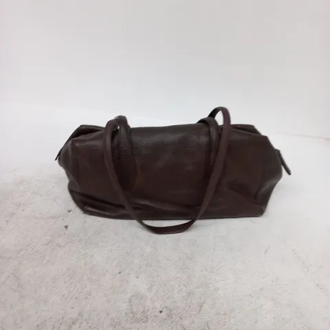 Massimo Dutti Leather Shoulder Bag – Brown