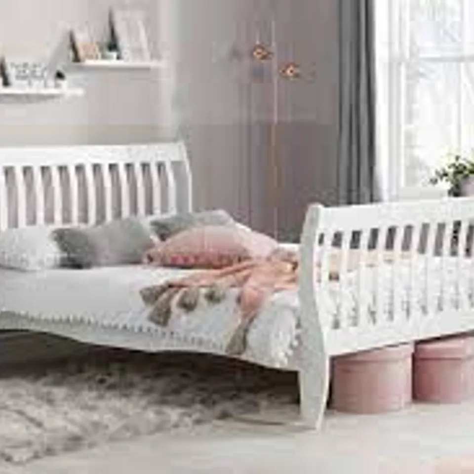 BELFORD 120CM SMALL DOUBLE BED FRAME (BOX 1 OF 2)