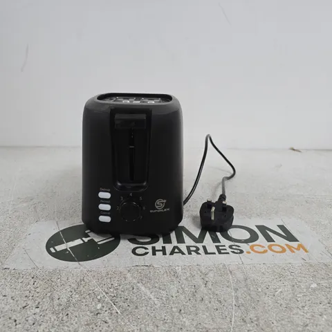 SUPERLEX BLACK 2 SLICE TOASTER UNBOXED