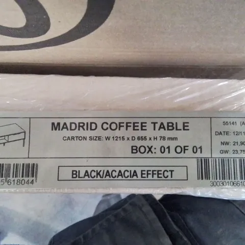 BRAND NEW HOMESDIRECT365 MADRID COFFEE TABLE 