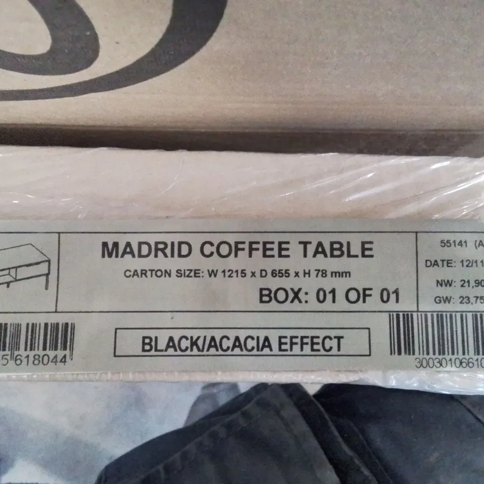 BRAND NEW HOMESDIRECT365 MADRID COFFEE TABLE 