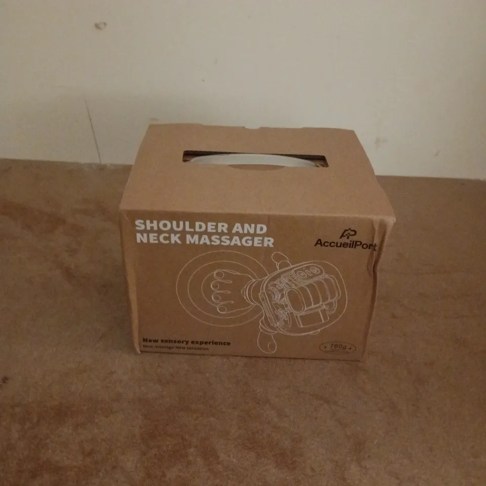 BOXED ACCUEILPORT SHOULDER AND NECK MASSAGER