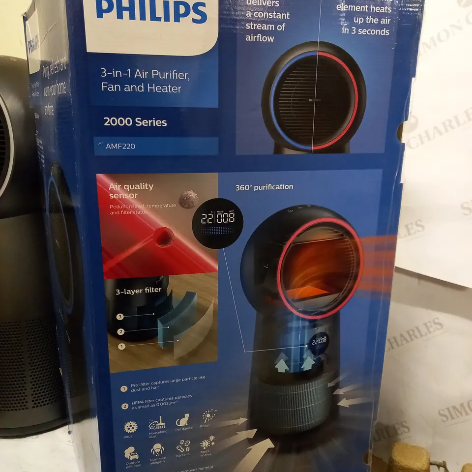 PHILIPS 3 IN 1 AIR PURIFIER 2000 SERIES AMF200
