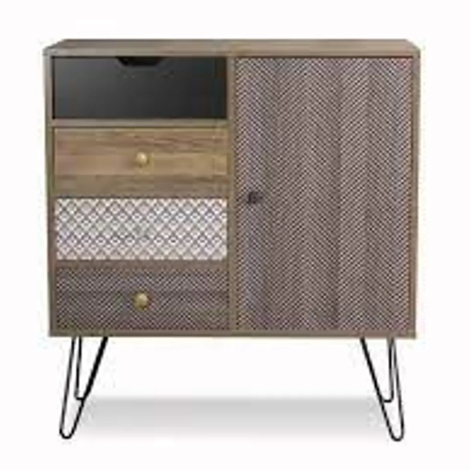CASABLANCA SMALL SIDEBOARD LIGHT WALNUT