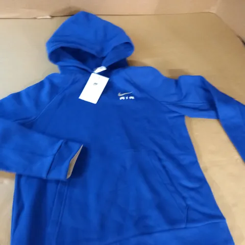 NIKE AIR BOYS BLUE HOODIE - L