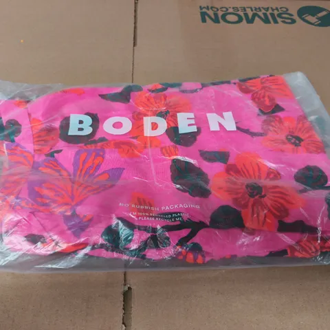 BAGGED BODEN FLORAL PRINT OCCASSIONAL DRESS - SIZE 10