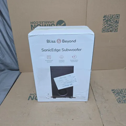 BLISS AND BEYOND SONICEDGE SUBWOOFER BOXED