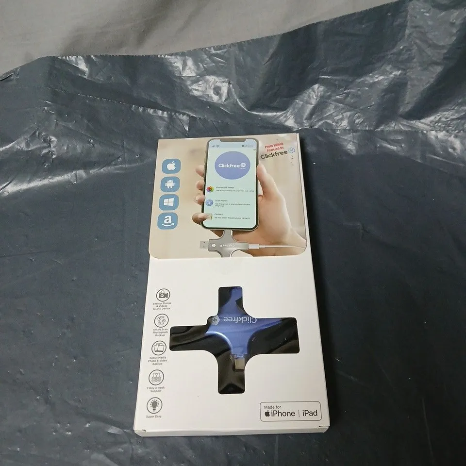 CLICK FREE ULTRA UNIVERSAL PHOTO AND VIDEO BACK UP DEVICE