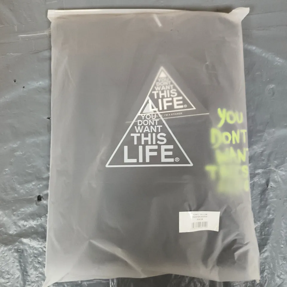 YOU DON'T WANT THIS LIFE PAINTER HOODIE - SIZE M