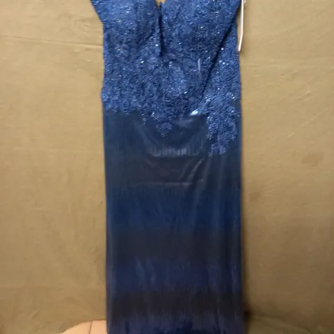 ROMANCE NAVY DRESS - 16