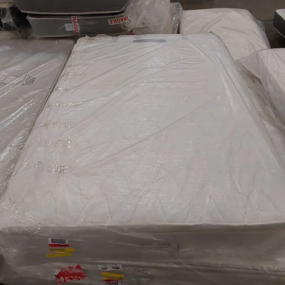 QUAILTY BAGGED SILENTNIGHT  ECO COMFORT MIRACOIL PILLOWTOP 120cm SMALL DOUBLE MATTRESS 