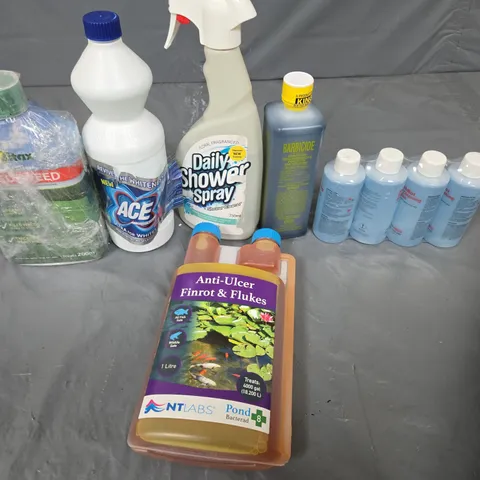 APPROXIMATELY 15 HOUSEHOLD ITEMS TO INCLUDE WINDOW CLEANER, FEED & WEED, REED DIFFUSER ETC 