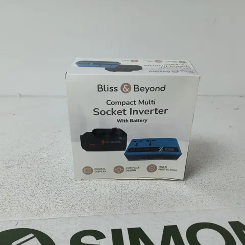 BLISS AND BEYOND COMPACT MULTI SOCKET INVERTER WITH BATTERY