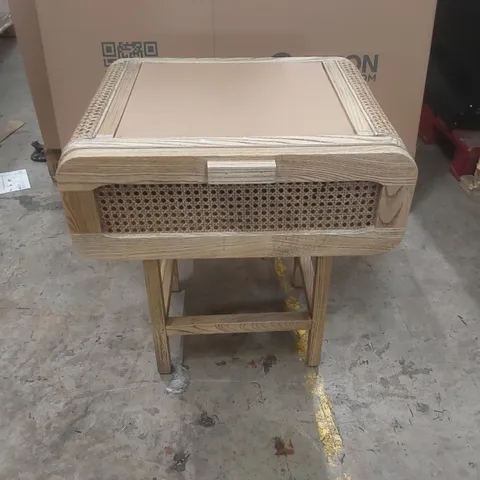 DESIGNER WOODEN BEDSIDE TABLE