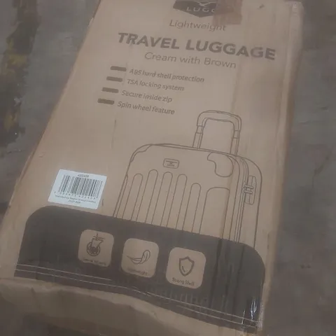 BOXED LUGG LIGHTWEIGHT TRAVEL LUGGAGE CASE