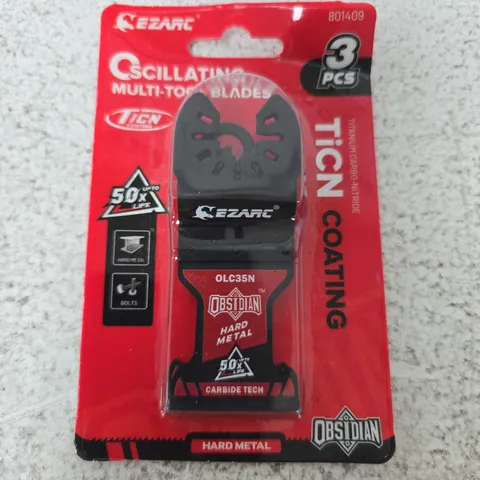 EZARC OBSIDIAN OSCILLATING MULTI-TOOL BLADES – 3-PIECE
