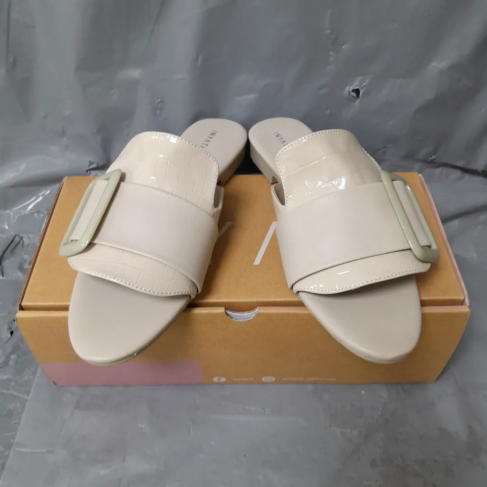 INYATI NATALIE LADIES SANDALS TAUPE CROC SIZE 6