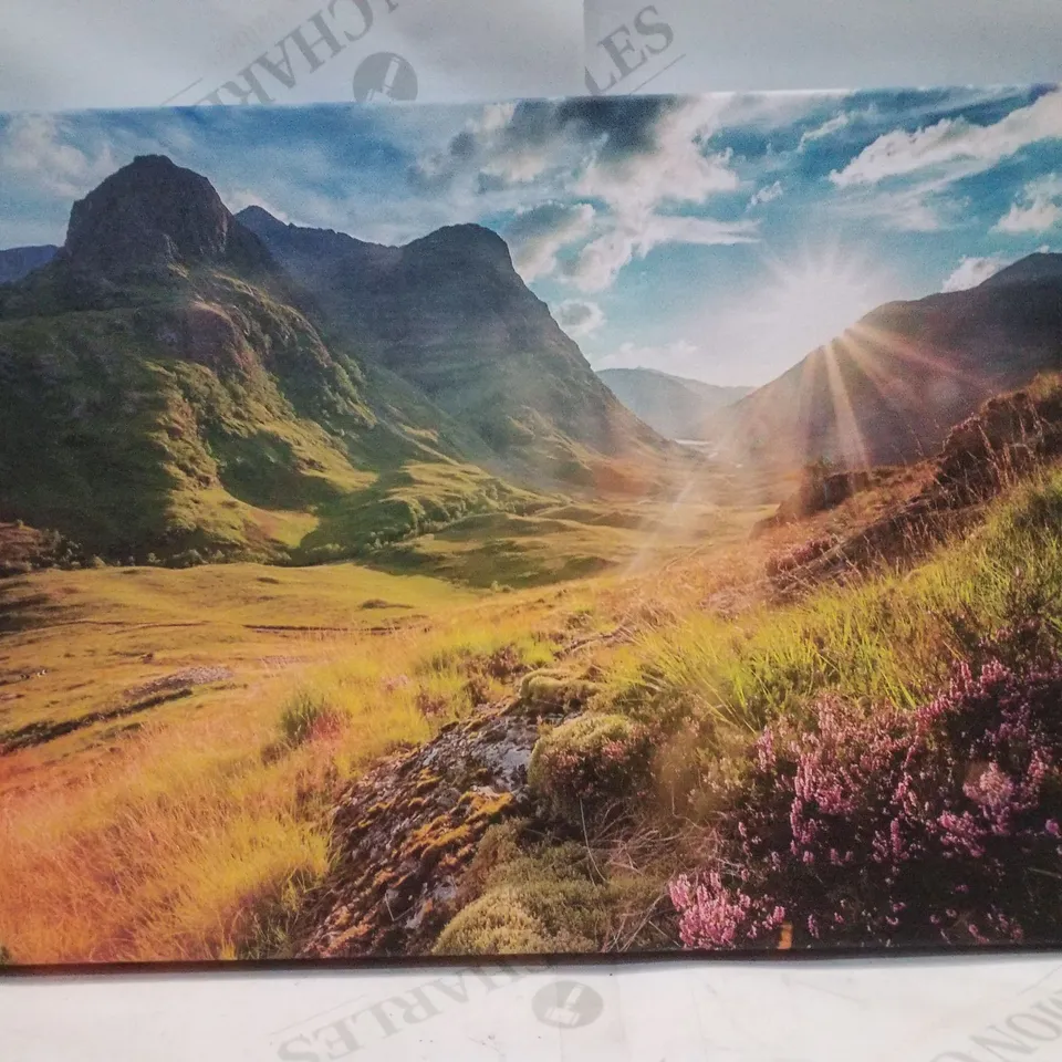 GLENCORE, SCOTLAND BY PALADIN13 - WRAPPED CANVAS PRINT 