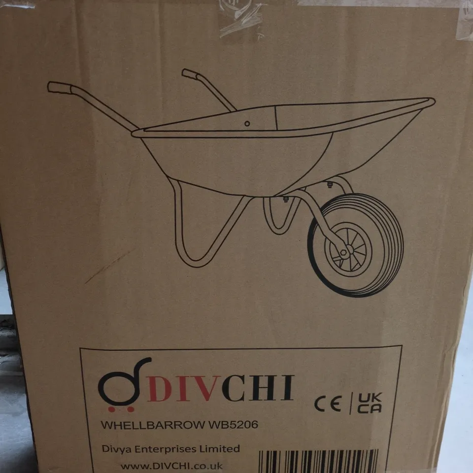 DIVCHI WHEELBARROW WB5206 – GARDEN WHEELBARROW (BOXED)