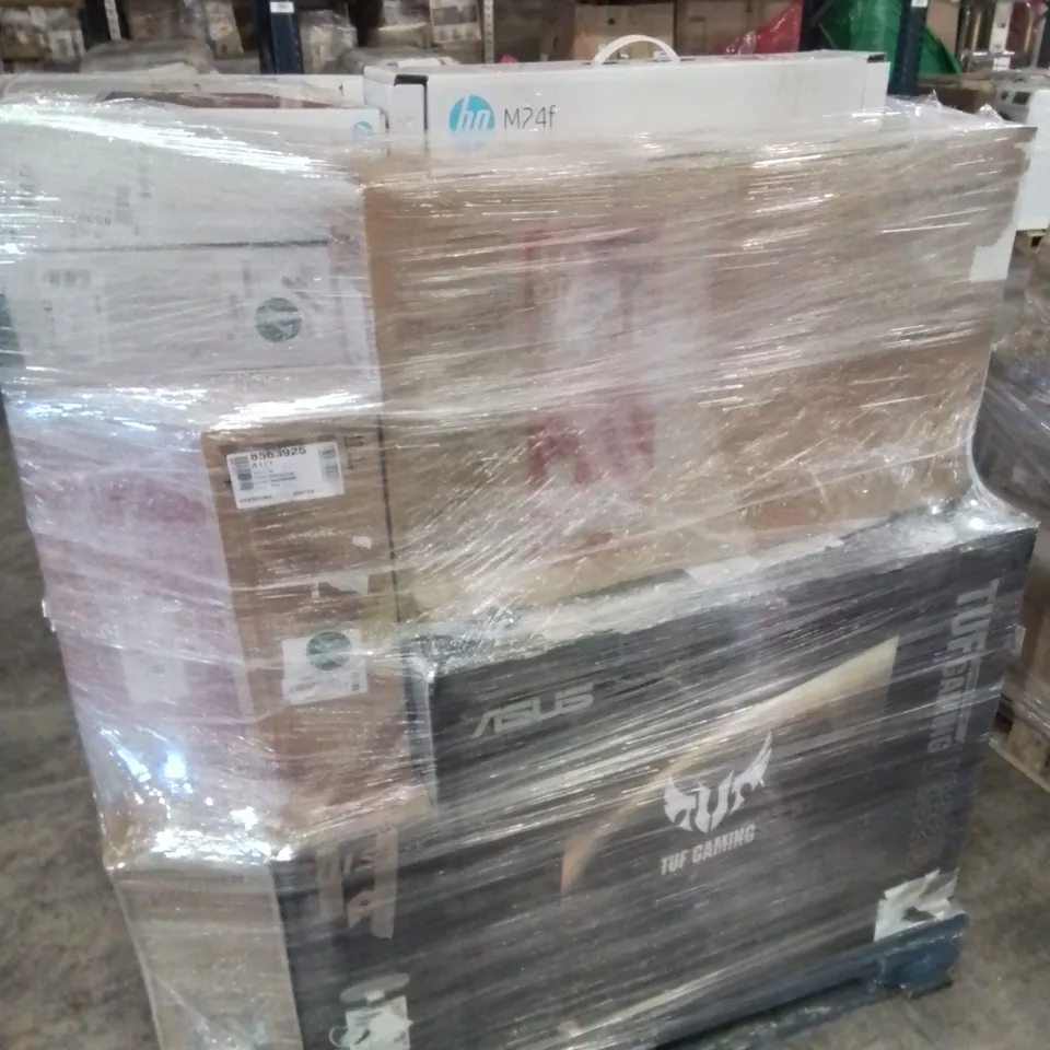 PALLET OF APPROXIMATELY 19 UNPROCESSED RAW RETURN MONITORS TO INCLUDE;