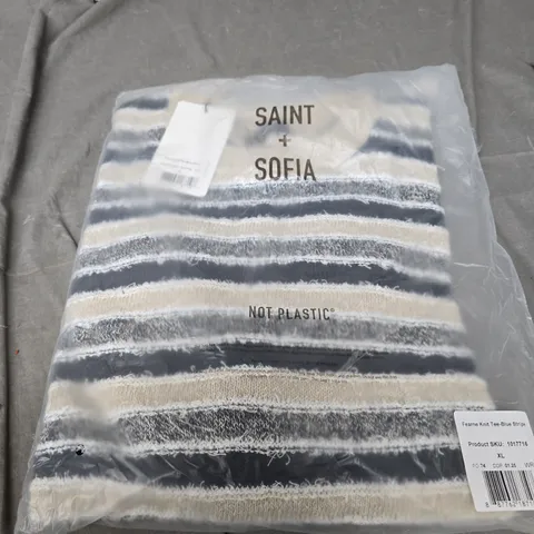 SAINT + SOFIA KNIT TEE SIZE XL