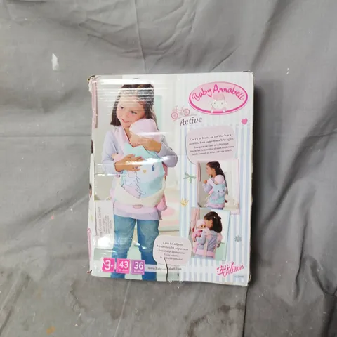 BOXED BABY ANNABELL ACTIVE CARRIER 