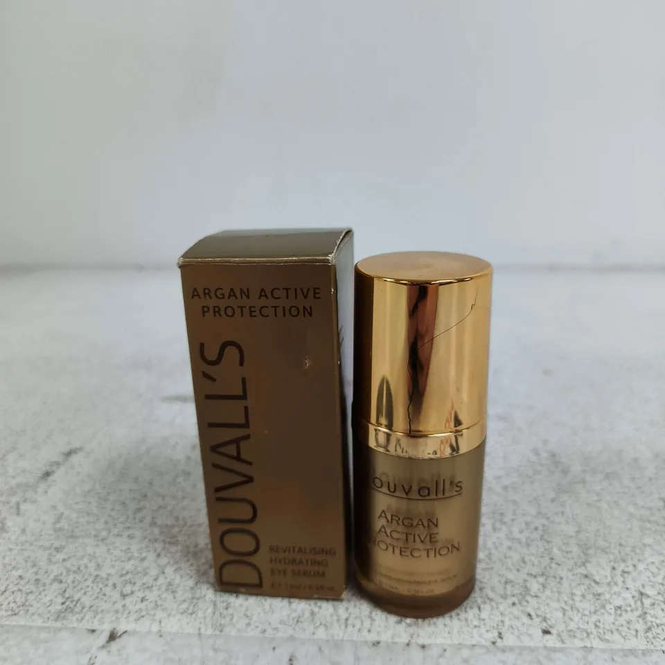 DOUVALL'S ARGAN ACTIVE PROTECTION REVITALISING EYE SERUM – BOXED