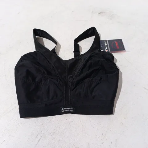 CHAMPION SHOCK ABSORBER BLACK SPORTS BRA - 30G