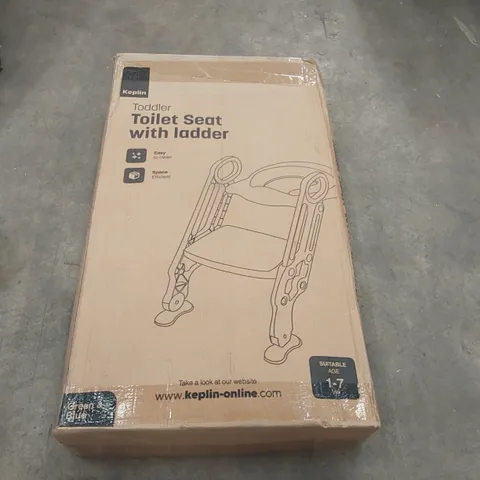 BOXED KEPLIN TODDLER TOILET SEAT WITH LADDER