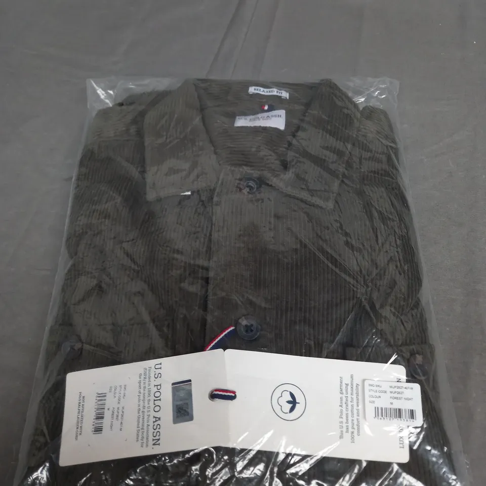 SEALED U.S POLO ASSN CORD FOTRDY NIGHT SHIRT - MEDIUM