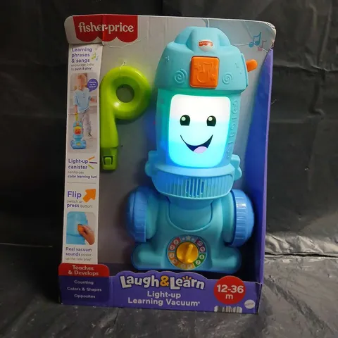 FISHER-PRICE LAUGH & LEARN LIGHT-UP LEARNING VACUUM – BOXED TOY (12–36 MONTHS)