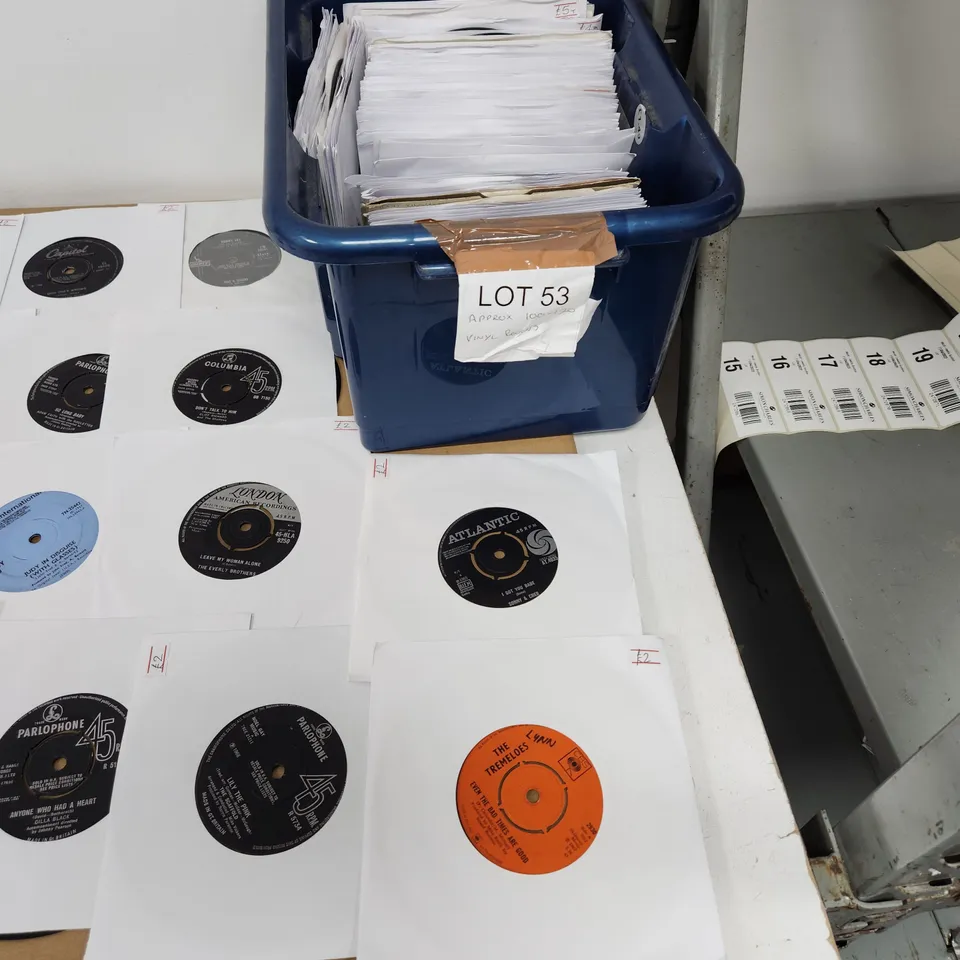 A COLLECTION OF VINYL SINGLES SINGLES