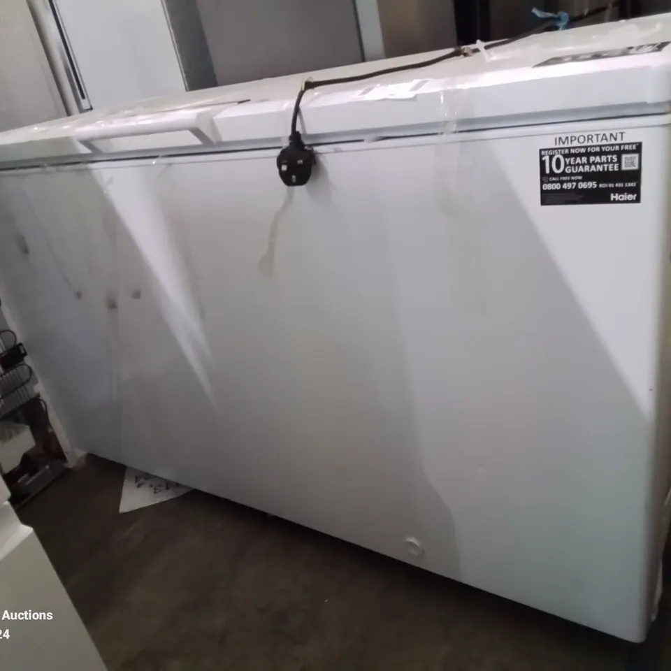 HAIER HCE520EK LOW FROST CHEST FREEZER - WHITE - E RATED [ENERGY CLASS E]