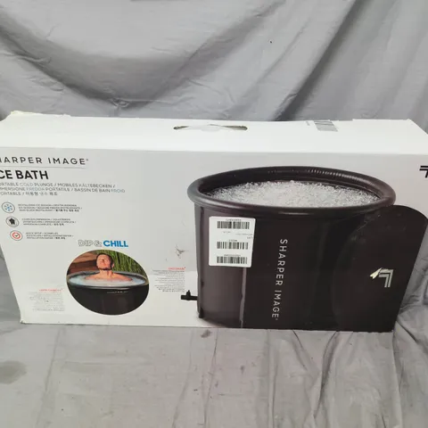 BOXED SHARPER IMAGE PORTABLE ICE BATH