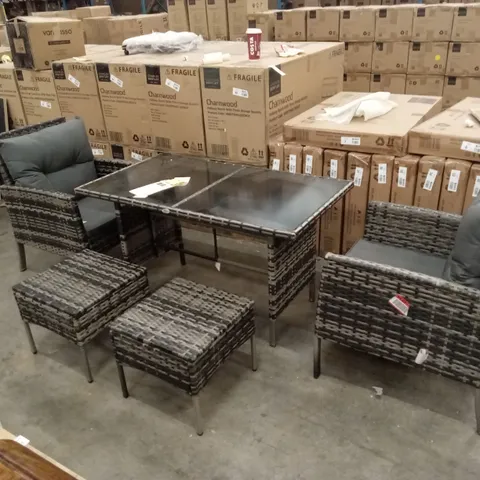 DYANI OUTDOOR DINING SEATING GROUP SET