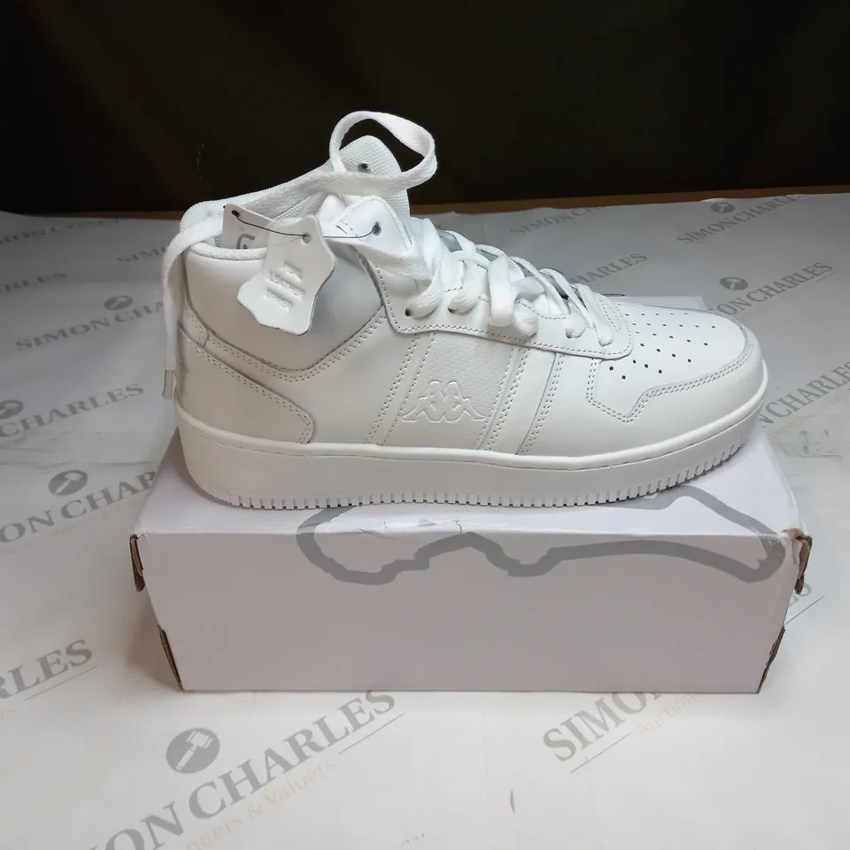 BOXED KAPPA LA MORRA HI SN32 WHITE SIZE 8
