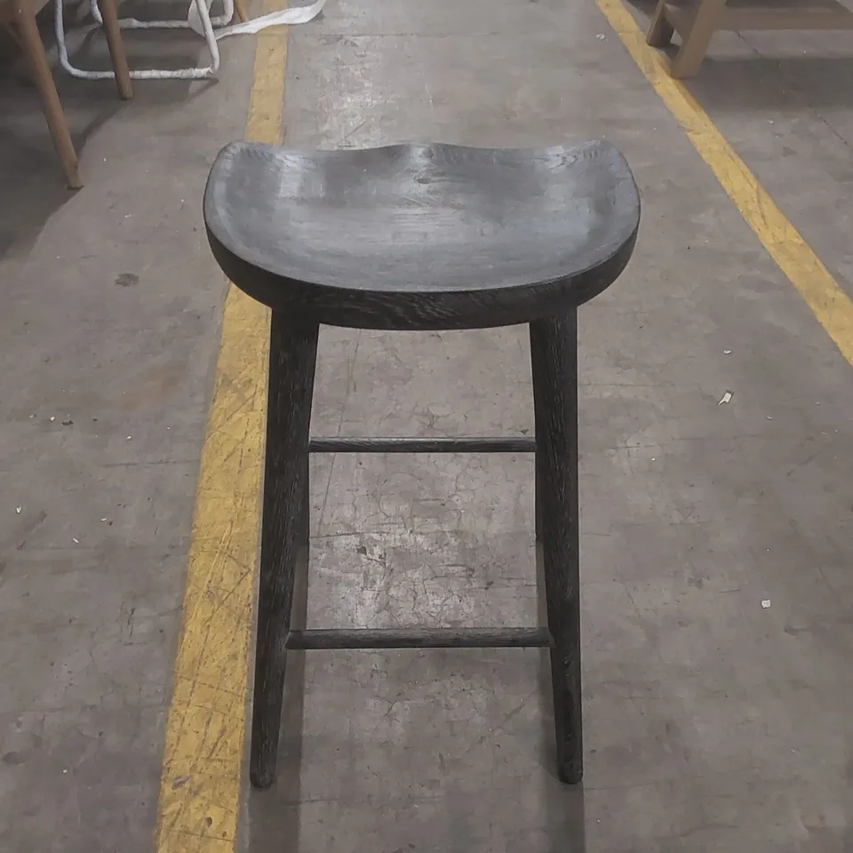 SHAKER SOLID WOOD BAR STOOL