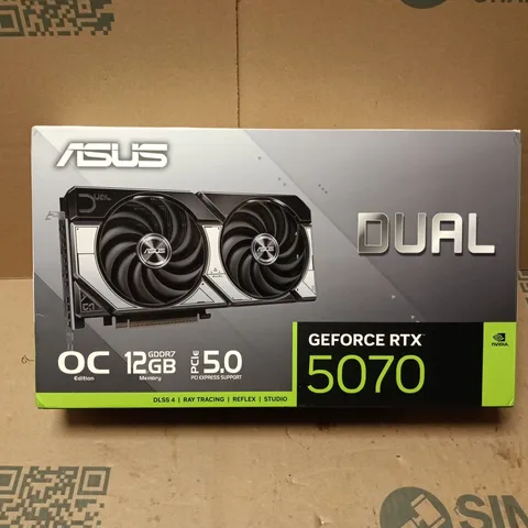 ASUS DUAL GEFORCE RTX 5070 12GB OC EDITION GRAPHICS CARD - BOXED 