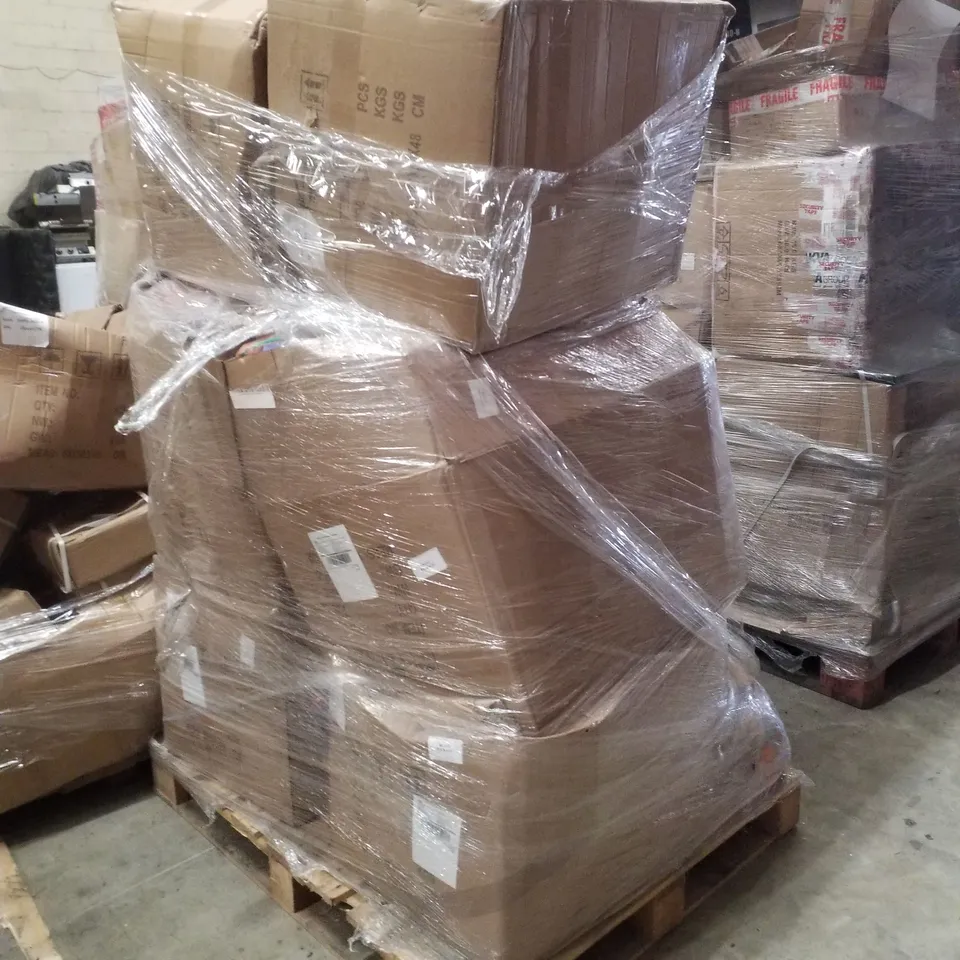 PALLET CONTAINING LARGE QUANTITY OF LMS DATA REUSABLE SHOPPING TROLLEY BAGS
