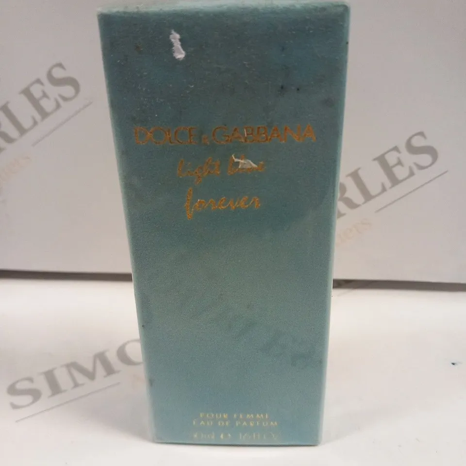 BOXED AND SEALED DOLCE & GABBANA LIGHT BLUE FOREVER EAU DE PARFUM POUR FEMME 50ML