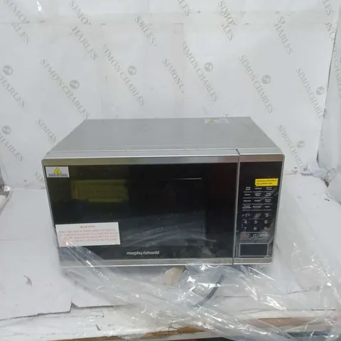 BOXED MORPHY RICHARDS 20L MICROWAVE WITH GRILL SILVER 