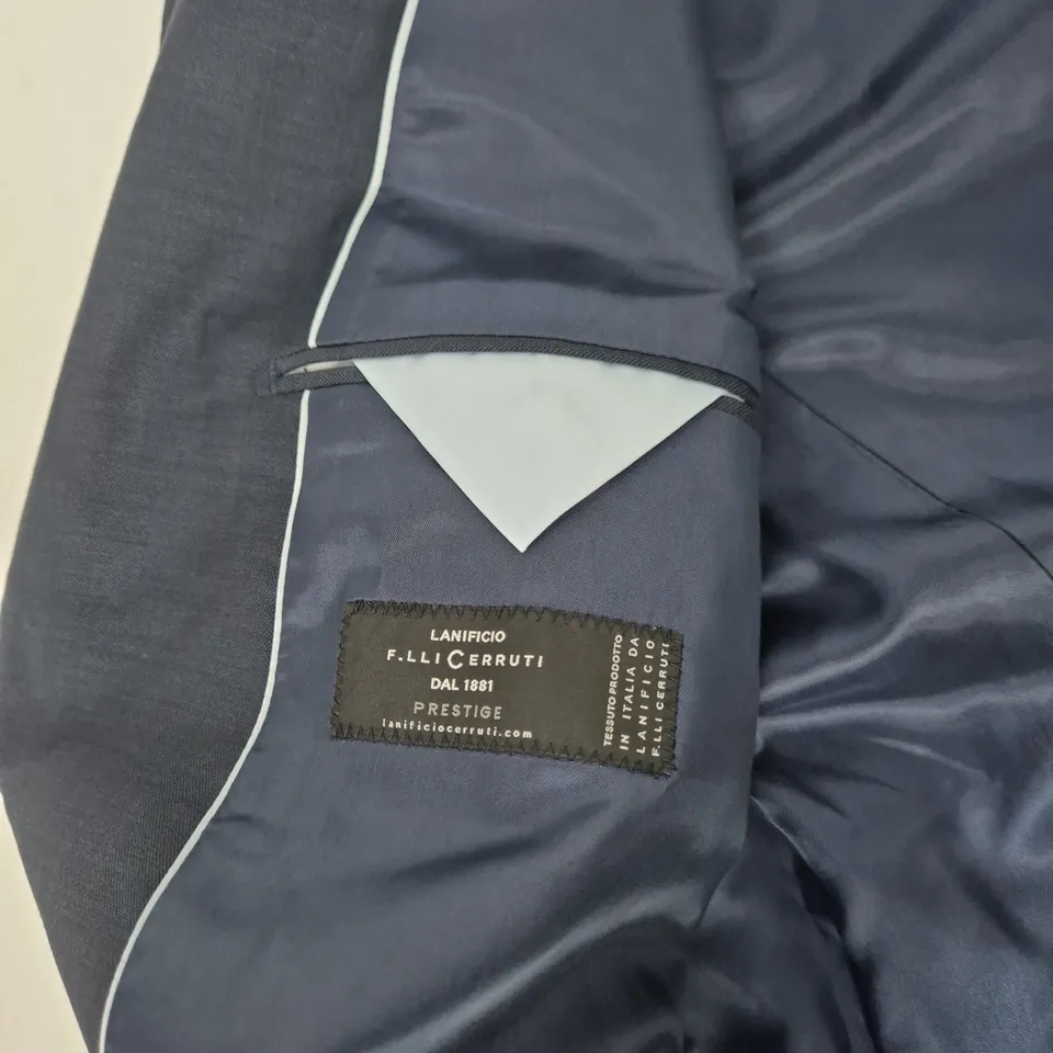 LANIFICIO F.LLI CERRUTI PRESTIGE NAVY BLAZER – SIZE 46R (MOSS BROS TAG)
