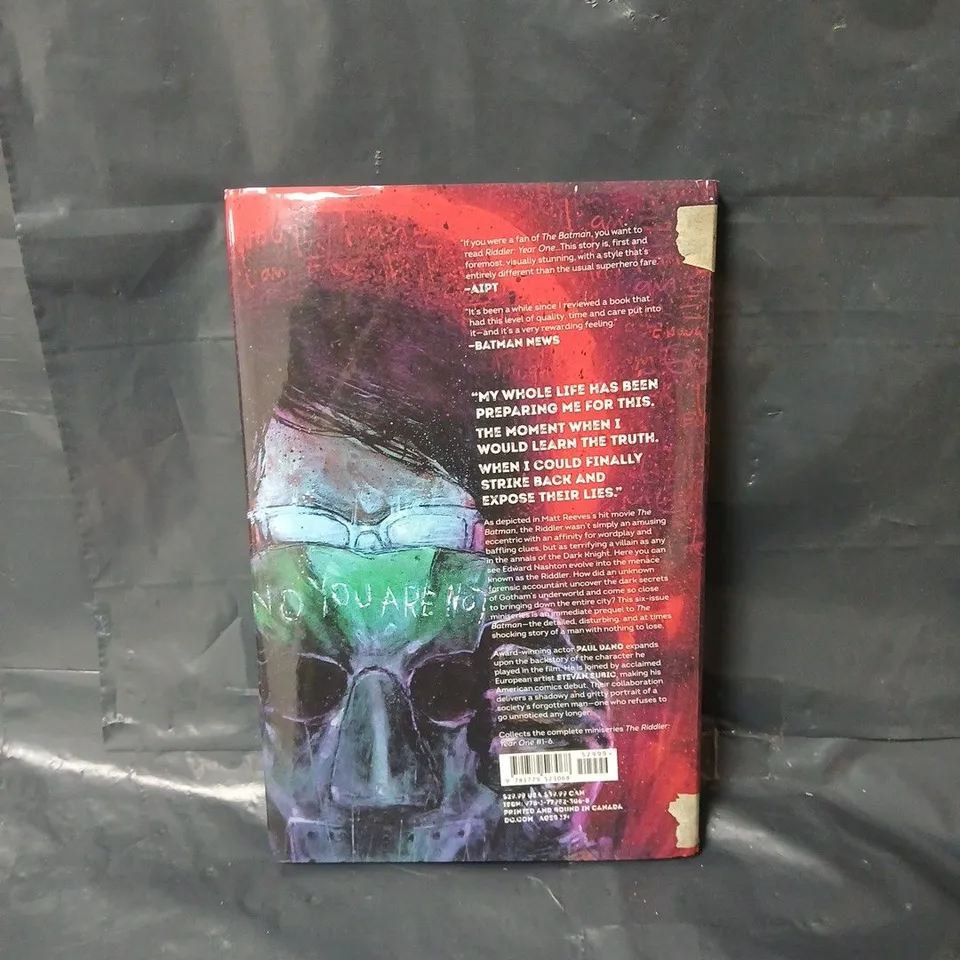 THE RIDDLER: YEAR ONE HARDBACK BY PAUL DANO & STEVAN SUBIC