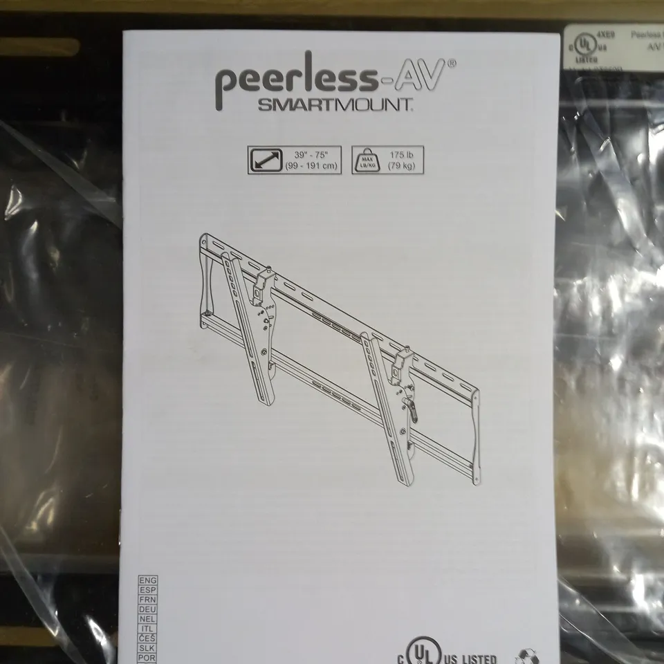 PEERLESS-AV SMARTMOUNT TV WALL MOUNT FOR 39"-75" TVS