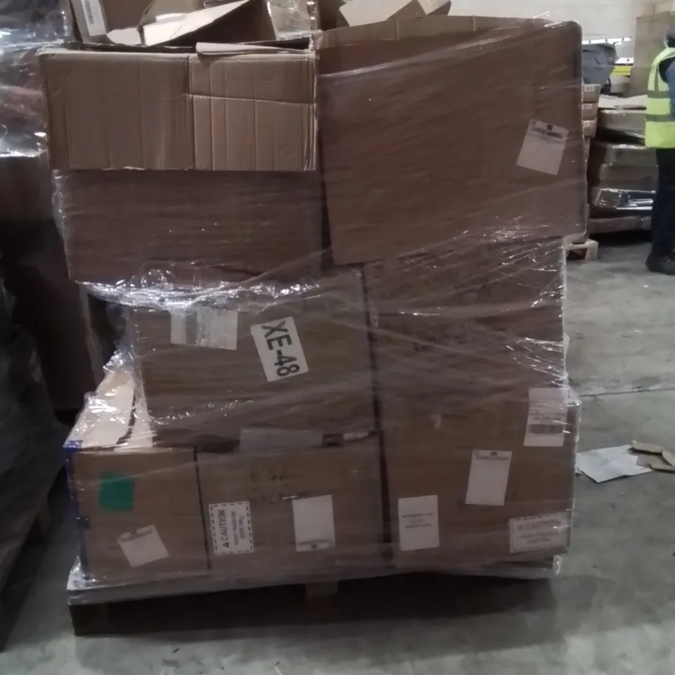 PALLET CONTAINING A LARGE QUANTITY OF ASSORTED PRODUCTS TO INCLUDE:LIGHT,LED ALPHABET,ETC