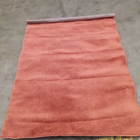 BURNT ORANGE RUG – RECTANGULAR CARPET 160X120CM APPROXIMATELY
